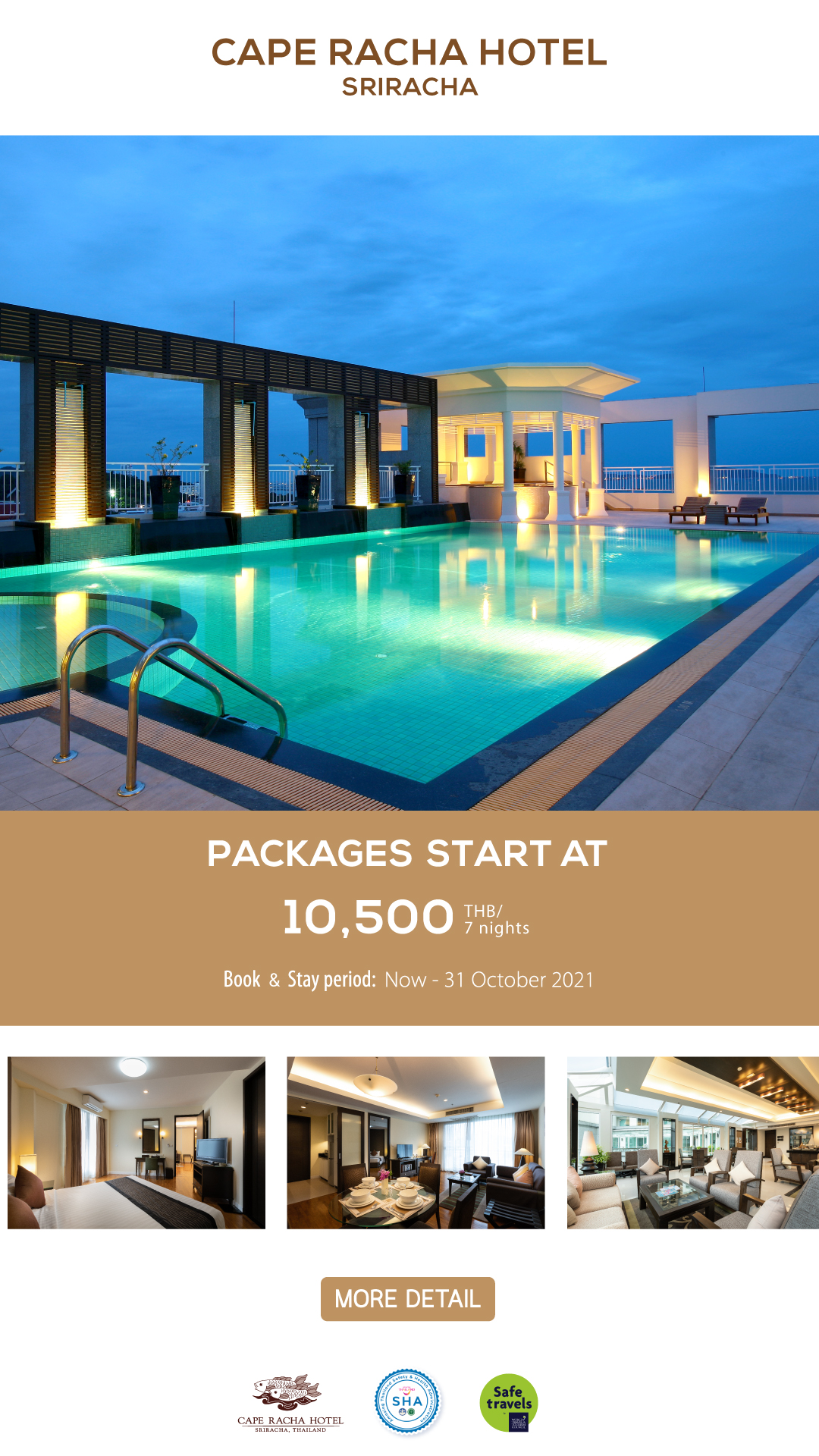 Cape Racha Hotel - Cape Racha hotel and serviced apartment, Chonburi ...